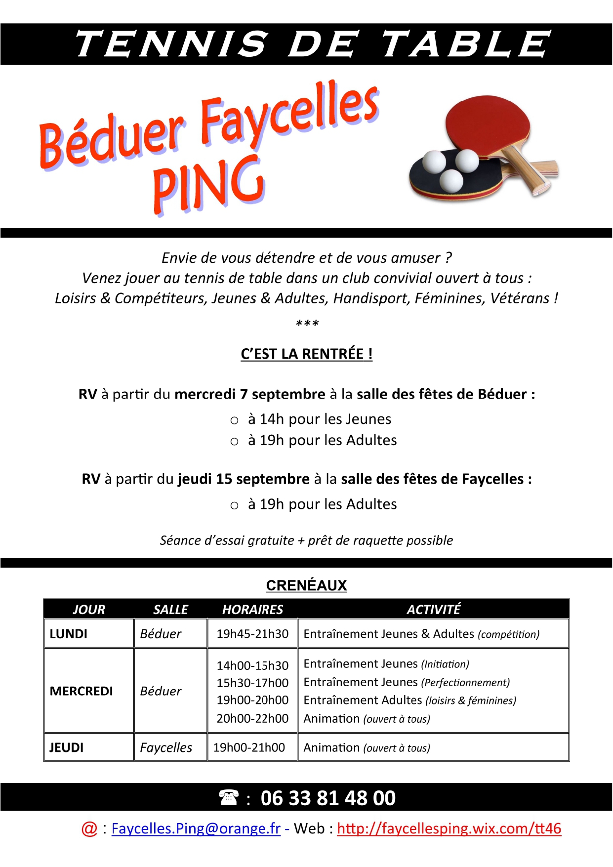 Annonce Ping